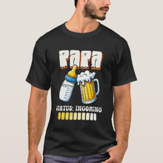 パパになる予定 パパステータス間近 面白い おじょうず Tシャツ