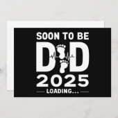 パパになる予定 2025年 新パパ予定 案内状 (正面/裏面)