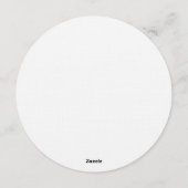 パパになる予定 2026年出産予定 妊娠レトロ 招待状 (裏面)