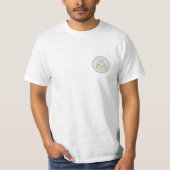 パパになる人用のベビーシャワーのTシャツ Tシャツ (正面)