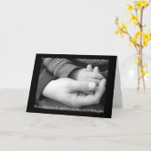 パパになる前の父の日の挨拶 カード (黄色い花)