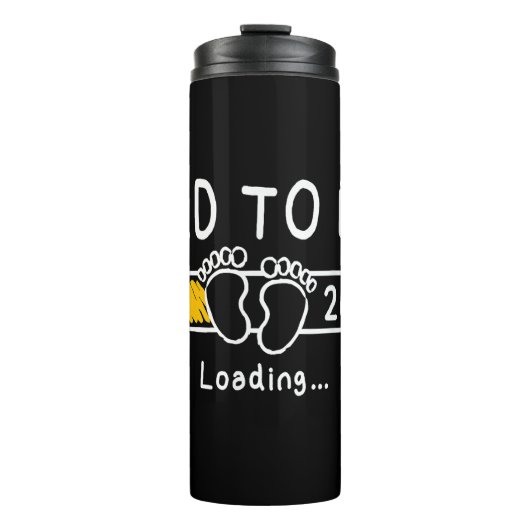 パパになる2025パパEst 2025パパに昇格 タンブラー (正面)