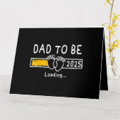 パパになる2025 パパ誕生2025 これからパパに昇格 カード (黄色い花)