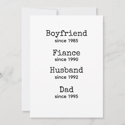 パパになる / 新しいパパへの妊娠発表カード シーズンカード (正面)