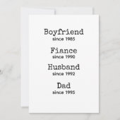 パパになる / 新しいパパ 妊娠発表カード シーズンカード (正面)