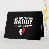 パパになる 2024 新しいパパ 2024 初めてのパパ カード (黄色い花)