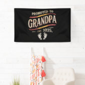 パパになる 2025 おじいちゃんに昇格 2025 横断幕 (インサイチュ)