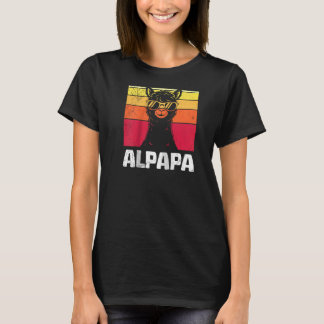 パパになる ALPAKADADDY レトロ ユニーク 間もなくパパに Tシャツ