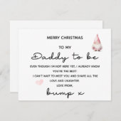 パパにバンプカードでクリスマスを祝って (正面/裏面)
