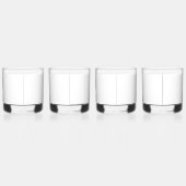 パパに乾杯し最高のて! ウイスキーグラス (左)