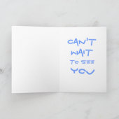 パパに会いたいカード - 青 カード (内部)