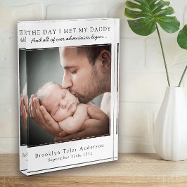 パパに会った日パパの父の日の記念の日 フォトブロック