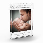 パパに会った日パパの父の日の記念の日 フォトブロック (左)