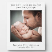 パパに会った日パパの父の日の記念の日 フォトプラーク (正面)