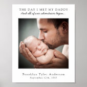 パパに会った日パパの父の日の記念の日 ポスター (正面)