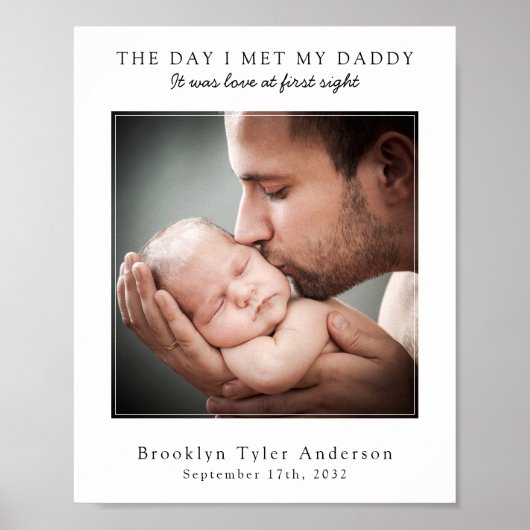 パパに会った日パパの父の日の記念の日 ポスター (正面)