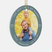 パパに会った日ファースト・パパの日 セラミックオーナメント (右)