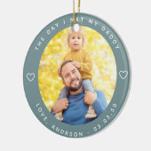 パパに会った日ファースト・パパの日 セラミックオーナメント (左)