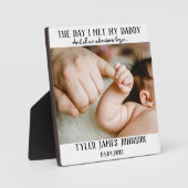 パパに会った日ファースト・パパの日 フォトプラーク (正面)