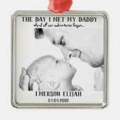 パパに会った日ファースト・パパの日 メタルオーナメント (正面)