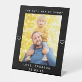 パパに会った日ファースト・パパの日 台座サイン (正面)