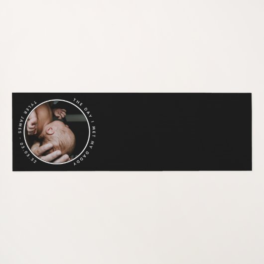 パパに会った日新しい父のプレゼント ヨガマット (裏面(横))