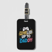 パパに平らにされた ラゲッジタグ (正面縦)