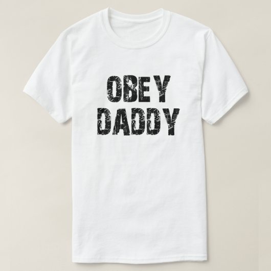 パパに従う Tシャツ (デザイン正面)