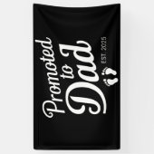 パパに昇格予定 2025年EST 面白い 近いうちにパパに 横断幕 (縦)