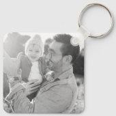 パパに昇進お父さんギフトのお父さん日 キーホルダー (裏面)