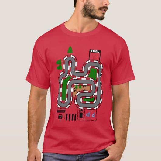 パパに車のプレゼント 友達へのギフト Tシャツ (正面)