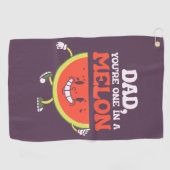 パパのおもしろいジョーク父の日のパパパン誕生日プレゼント ゴルフタオル (横)