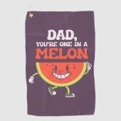 パパのおもしろいジョーク父の日のパパパン誕生日プレゼント ゴルフタオル (正面)