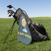 パパのおもしろいジョーク誕生日ギフト父の日プンレトロ ゴルフタオル (グリーン)