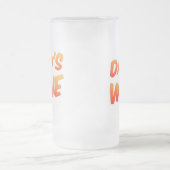 パパのおもしろいワインフロストグラスビアマグ フロストグラスビールジョッキ (中央)