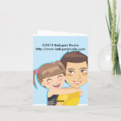 パパのおんぶ車 カード (裏面)