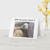 パパのお尻なし君は望んだハッピーバースデー カード (黄色い花)