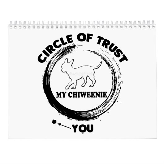 パパのお母さんの女性の祖母のためのChiweenieのカレンダーのギフト カレンダー (裏面)