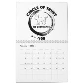 パパのお母さんの女性の祖母のためのChiweenieのカレンダーのギフト カレンダー (2月 2026)