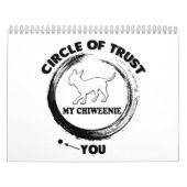 パパのお母さんの女性の祖母のためのChiweenieのカレンダーのギフト カレンダー (カバー)