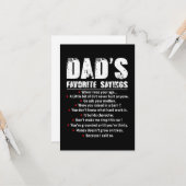 パパのお気に入りのことわざ カード (正面/裏面インサイチュ)