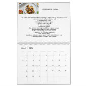 パパのお気に入りのヘルシーな食事 カレンダー (3月 2026)