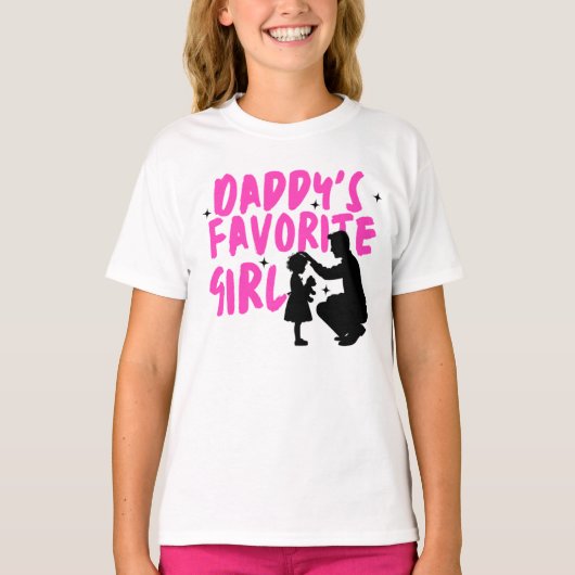 パパのお気に入りの娘 Tシャツ (正面)