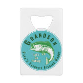 パパのお気に入りの魚釣り クレジットカード栓抜き (裏面)