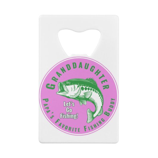 パパのお気に入りの魚釣り クレジットカード栓抜き (裏面)