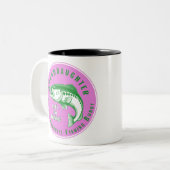 パパのお気に入りの魚釣り ツートーンマグカップ (正面左)