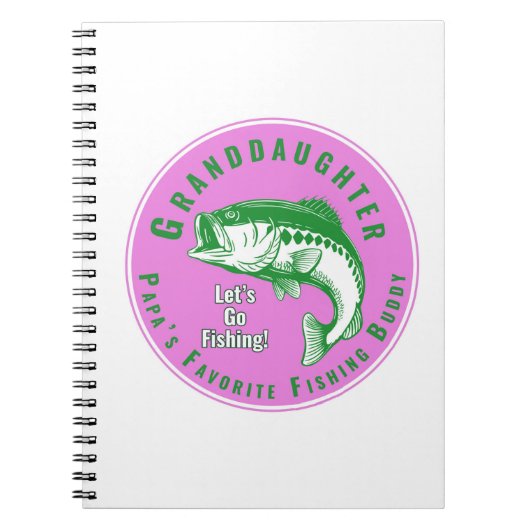 パパのお気に入りの魚釣り ノートブック (正面)