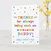 パパのお父さんのデイカード カード (黄色い花)