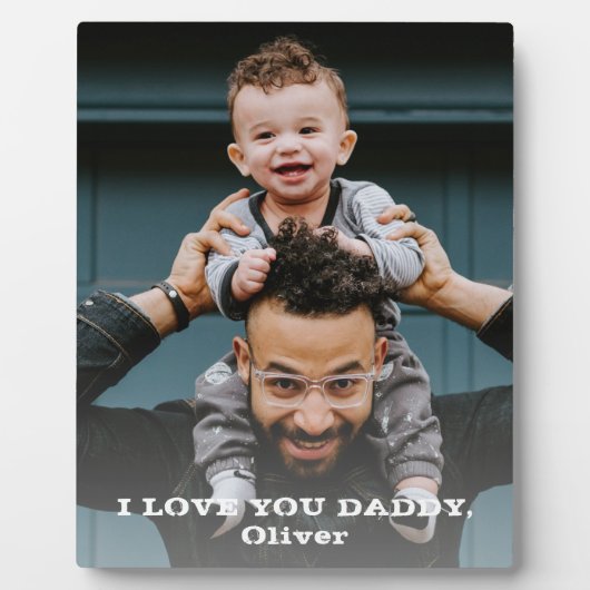 パパのお父さんの日フルフォト大好き フォトプラーク (正面)