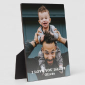 パパのお父さんの日フルフォト大好き フォトプラーク (側面)